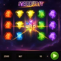 BetFury - Machine à Sous Starburst - Machines à Sous en Ligne